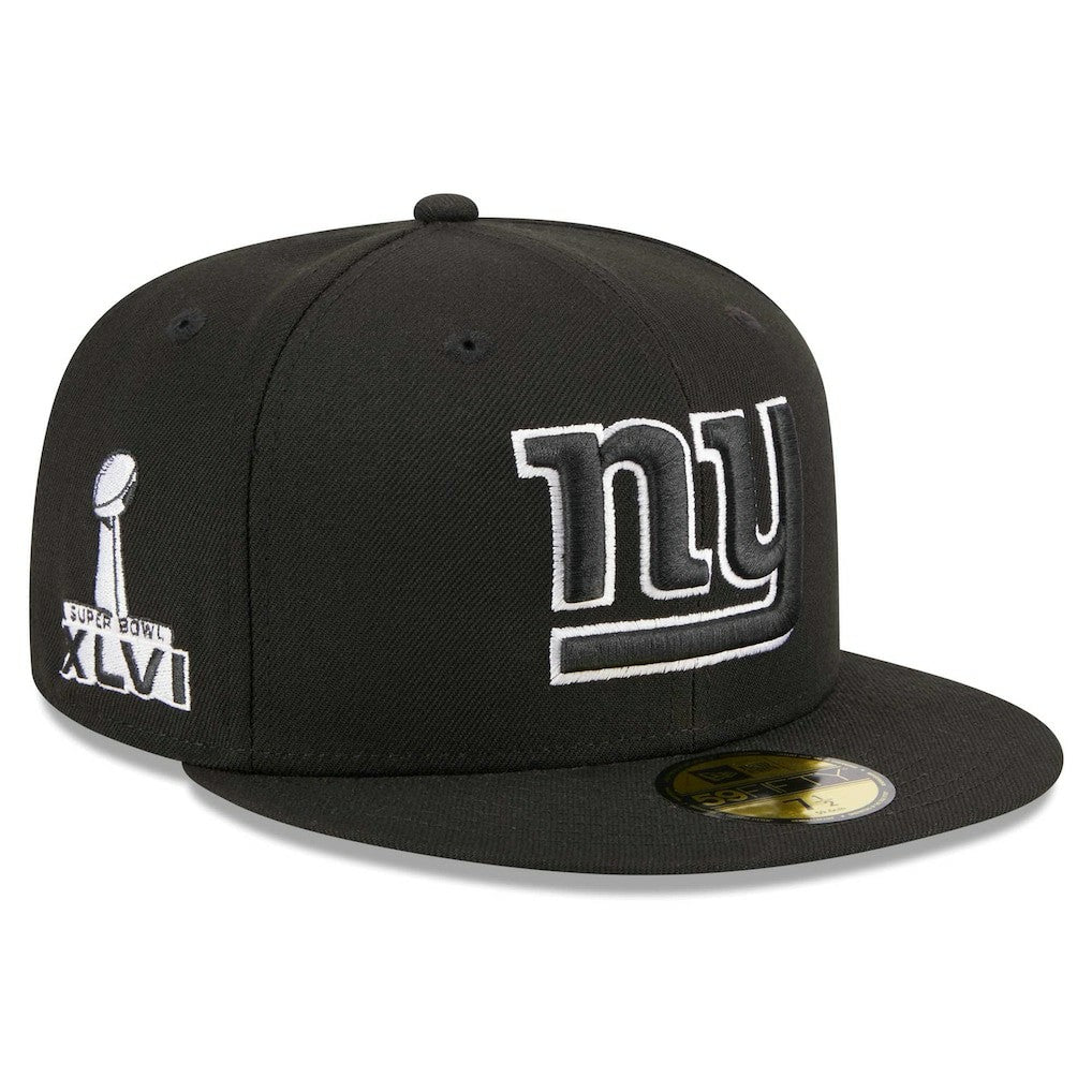 New York Giants New Era Main Patch 59FIFTY Fitted Hat