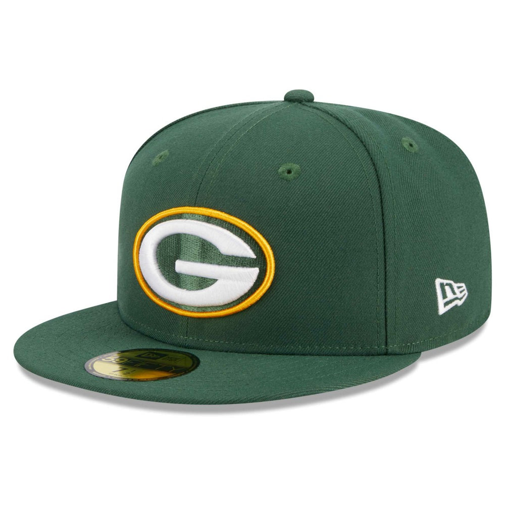 Green Bay Packers New Era Main Patch 59FIFTY Fitted Hat