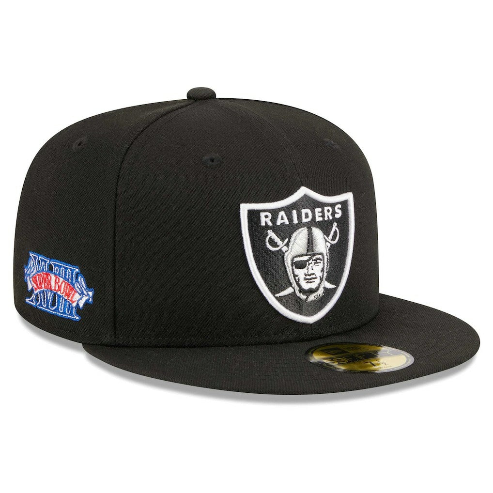 Las Vegas Raiders New Era Main Patch 59FIFTY Fitted Hat