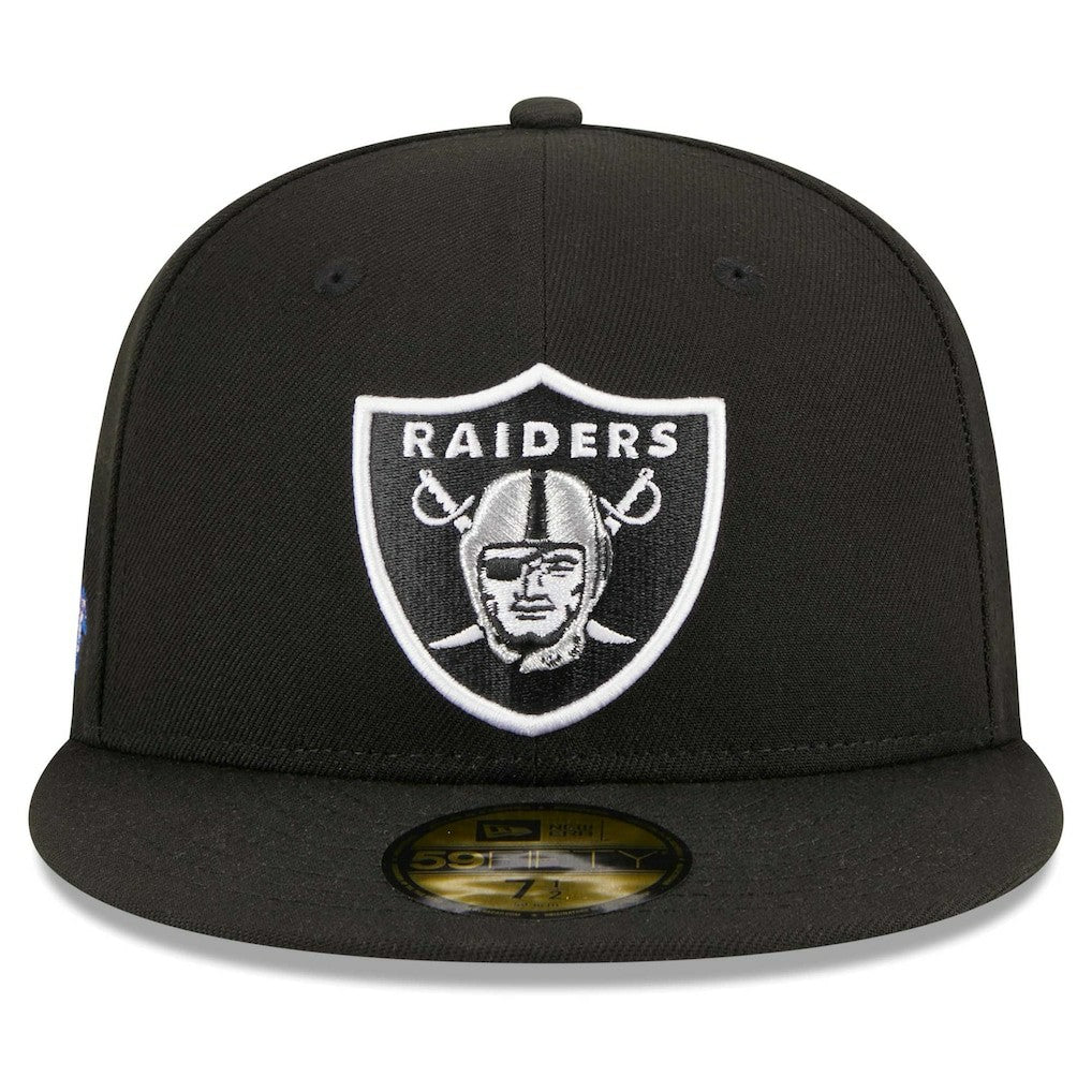 Las Vegas Raiders New Era Main Patch 59FIFTY Fitted Hat