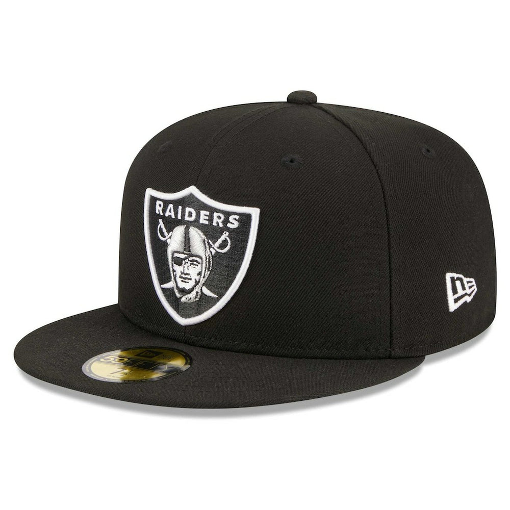 Las Vegas Raiders New Era Main Patch 59FIFTY Fitted Hat