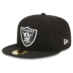 Las Vegas Raiders New Era Main Patch 59FIFTY Fitted Hat