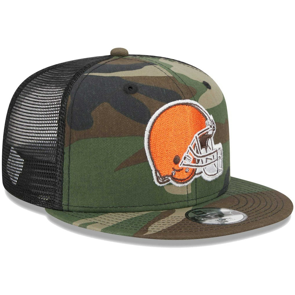 Cleveland Browns New Era Youth Main Trucker 9FIFTY Snapback Hat