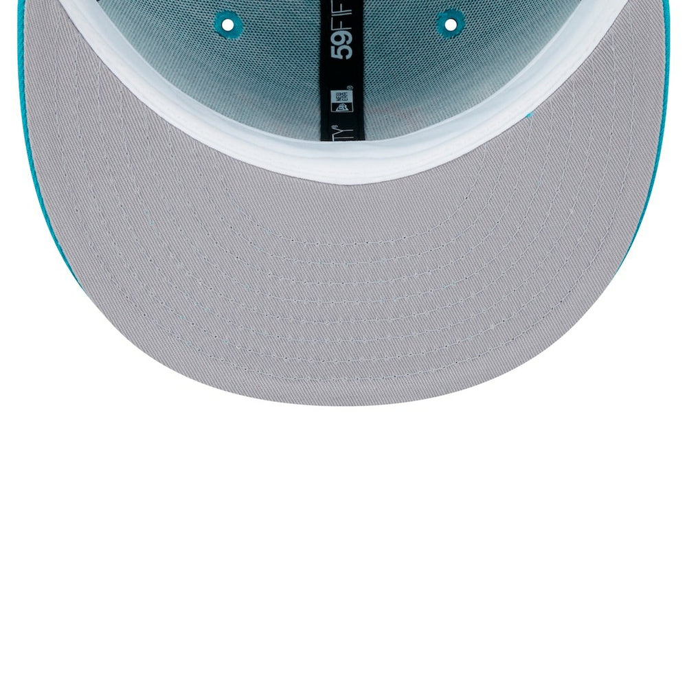 Miami Dolphins New Era Main Patch 59FIFTY Fitted Hat