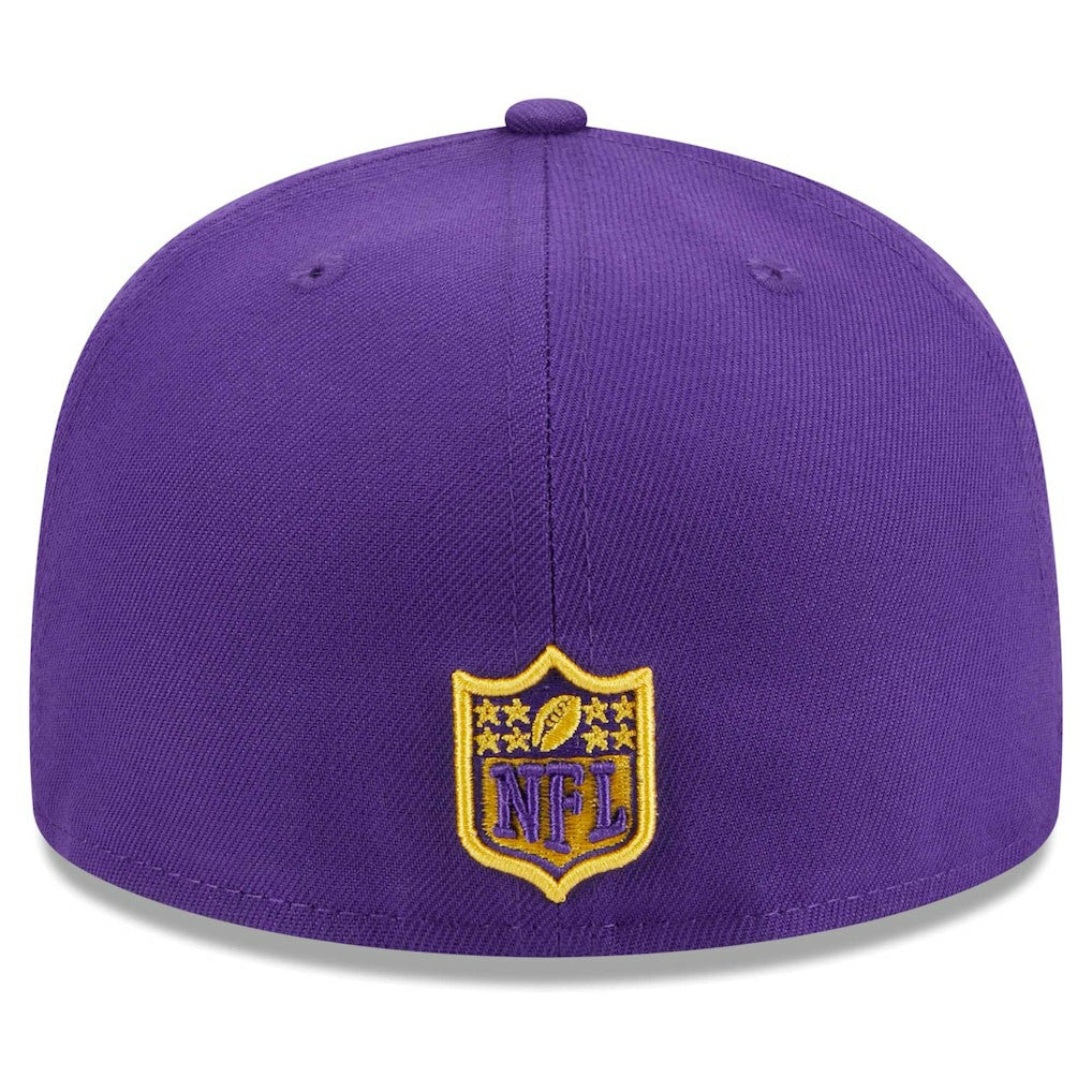Minnesota Vikings New Era Main Patch 59FIFTY Fitted Hat