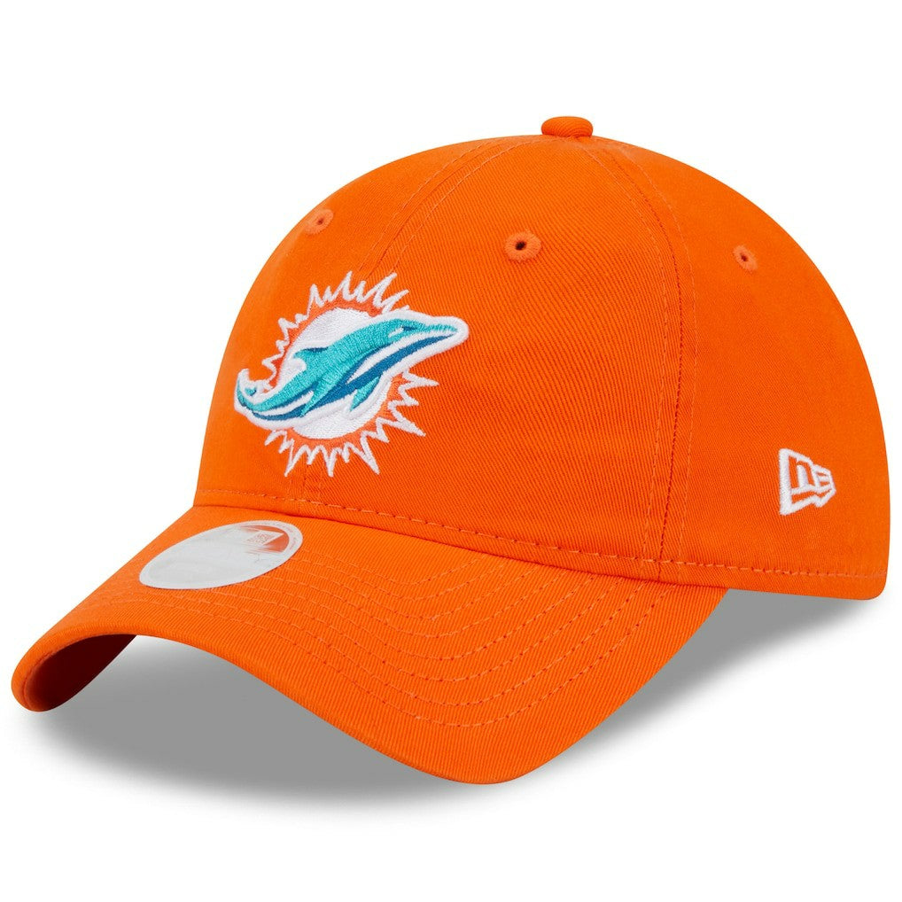 Miami Dolphins New Era Women's Main Core Classic 2.0 9TWENTY Adjustable Hat