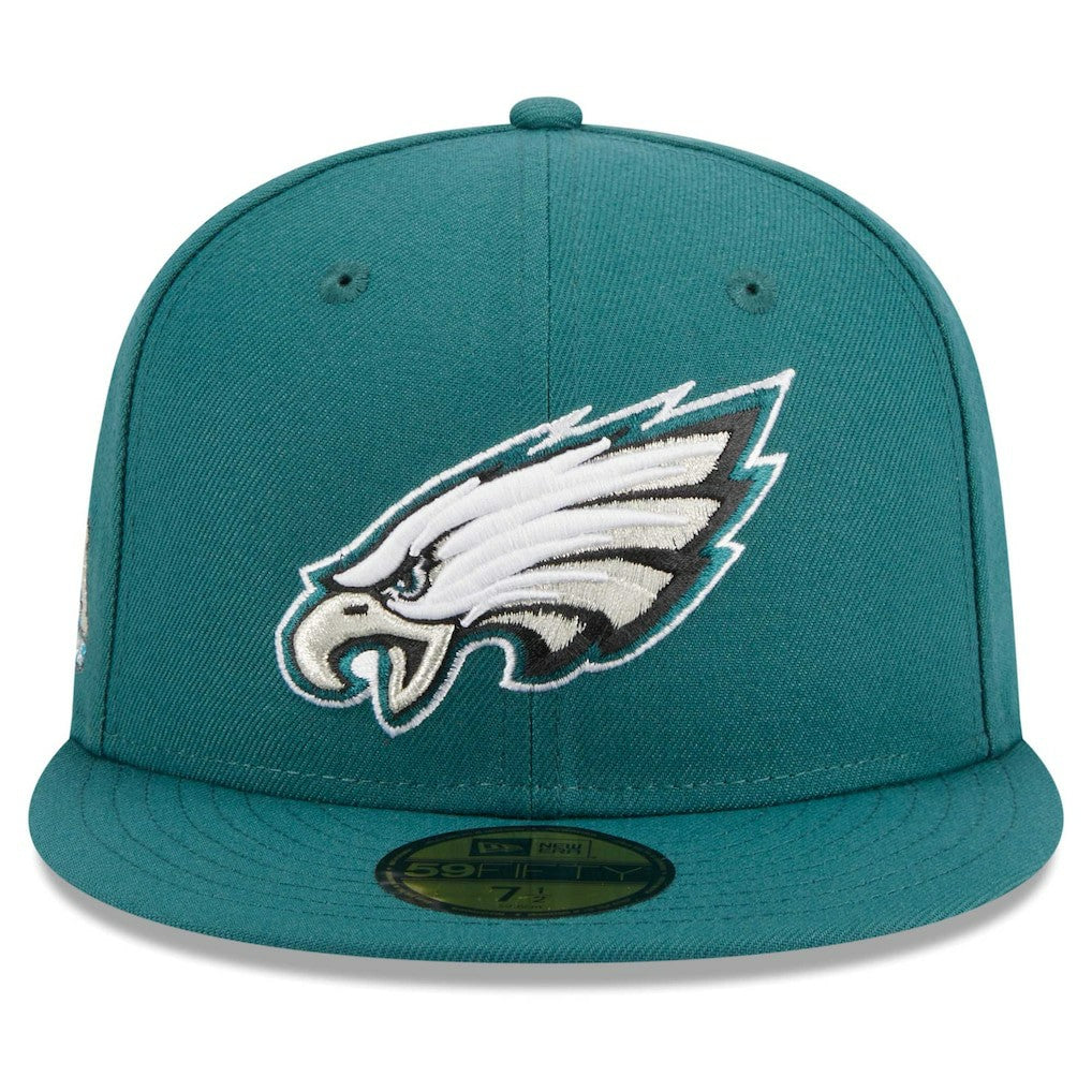 Philadelphia Eagles New Era Main Patch 59FIFTY Fitted Hat