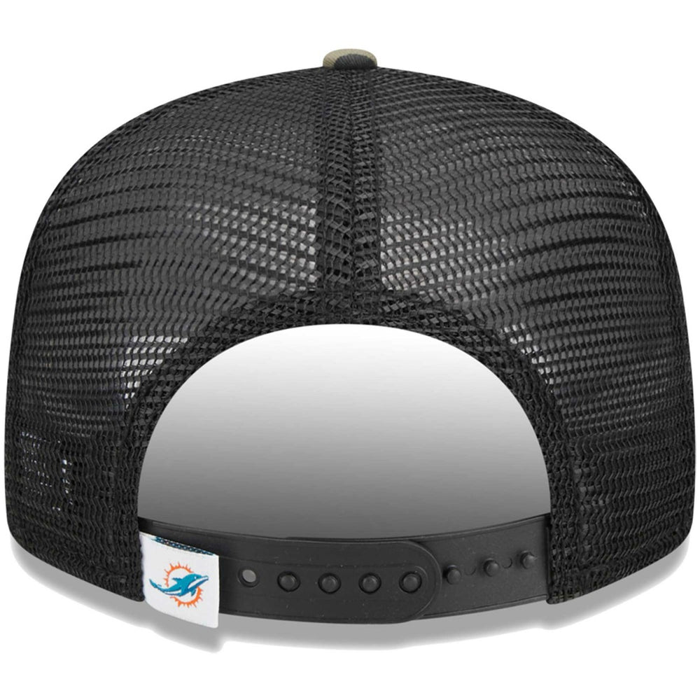 Miami Dolphins New Era Youth Main Trucker 9FIFTY Snapback Hat