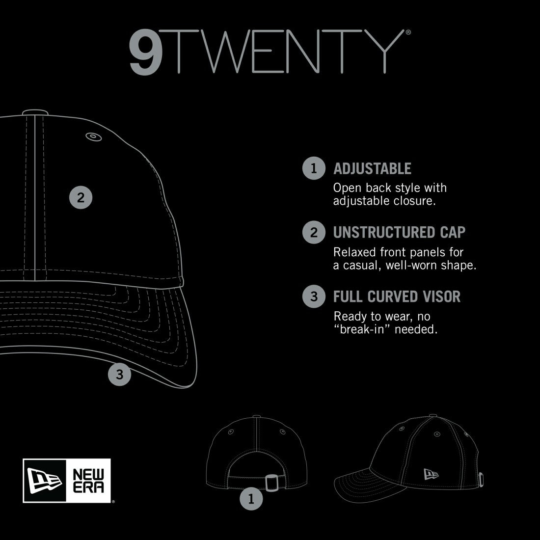 New York Jets New Era Women's Main Core Classic 2.0 9TWENTY Adjustable Hat