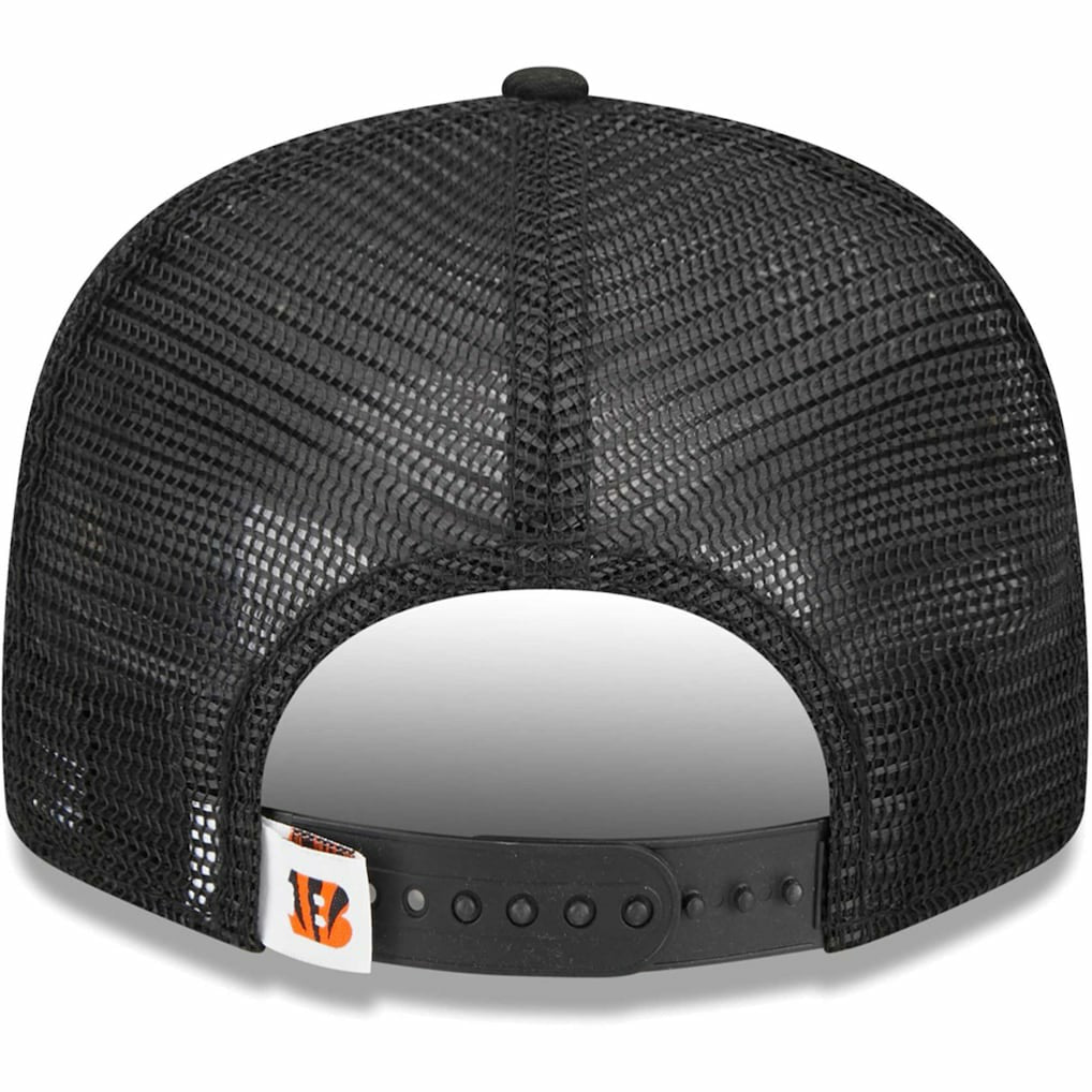 Cincinnati Bengals New Era Youth Main Trucker 9FIFTY Snapback Hat