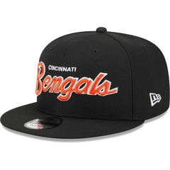 Cincinnati Bengals New Era Main Script 9FIFTY Snapback Hat