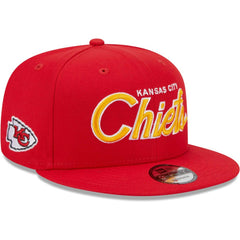Kansas City Chiefs New Era Main Script 9FIFTY Snapback Hat