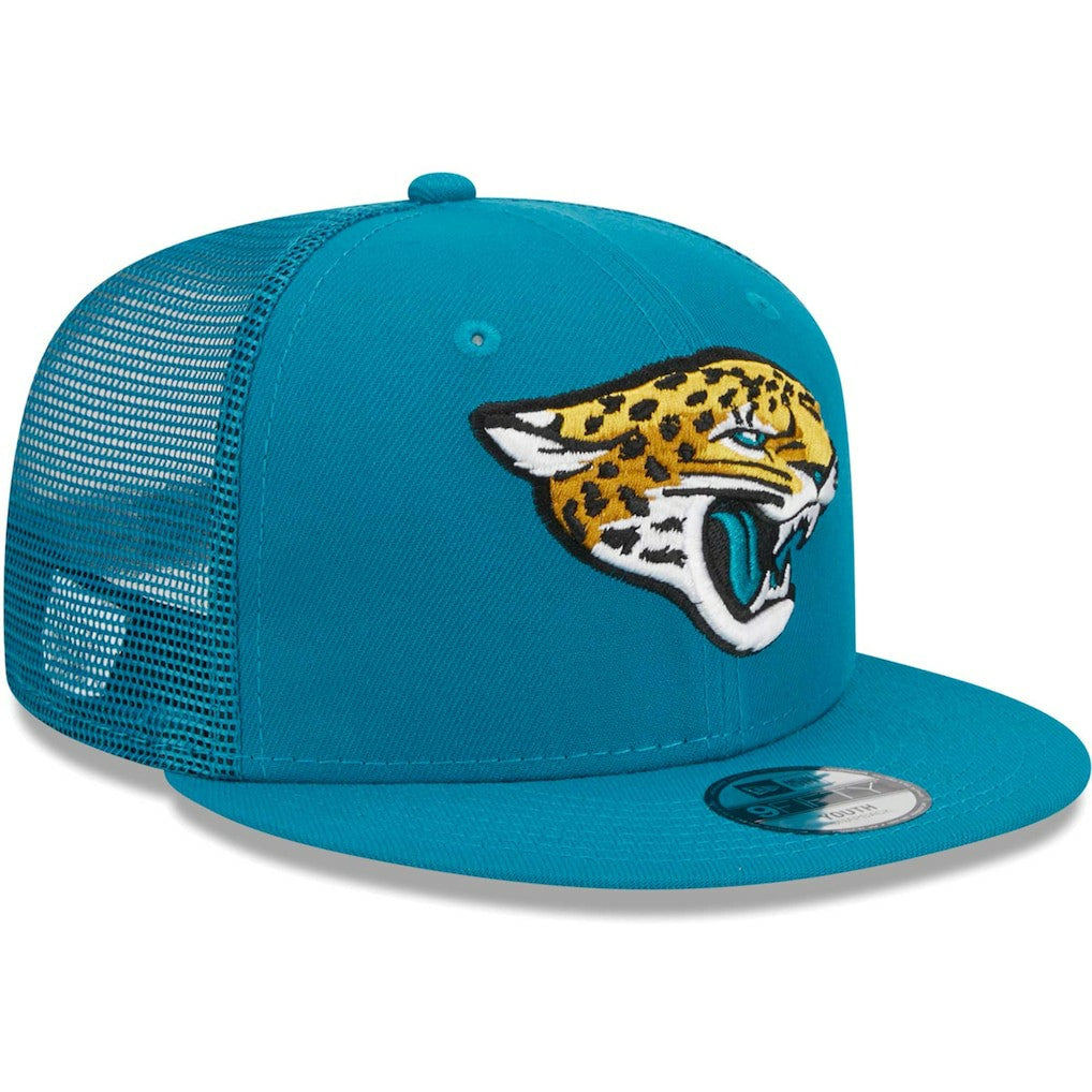 Jacksonville Jaguars New Era Youth Main Trucker 9FIFTY Snapback Hat