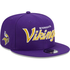 Minnesota Vikings New Era Main Script 9FIFTY Snapback Hat