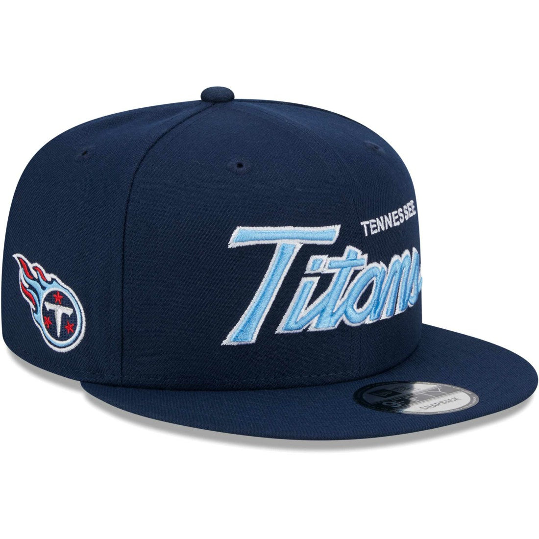 Tennessee Titans New Era Main Script 9FIFTY Snapback Hat