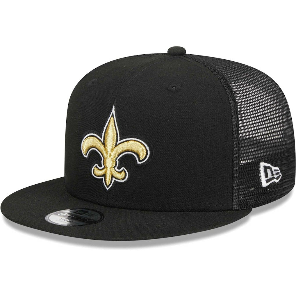 New Orleans Saints New Era Youth Main Trucker 9FIFTY Snapback Hat