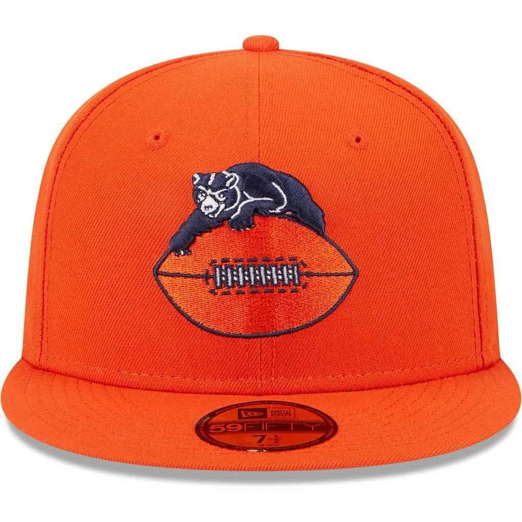 Chicago Bears New Era Throwback Main 59FIFTY Fitted Hat