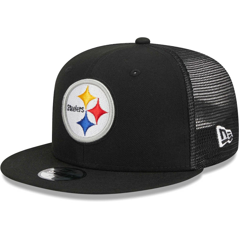 Pittsburgh Steelers New Era Youth Main Trucker 9FIFTY Snapback Hat