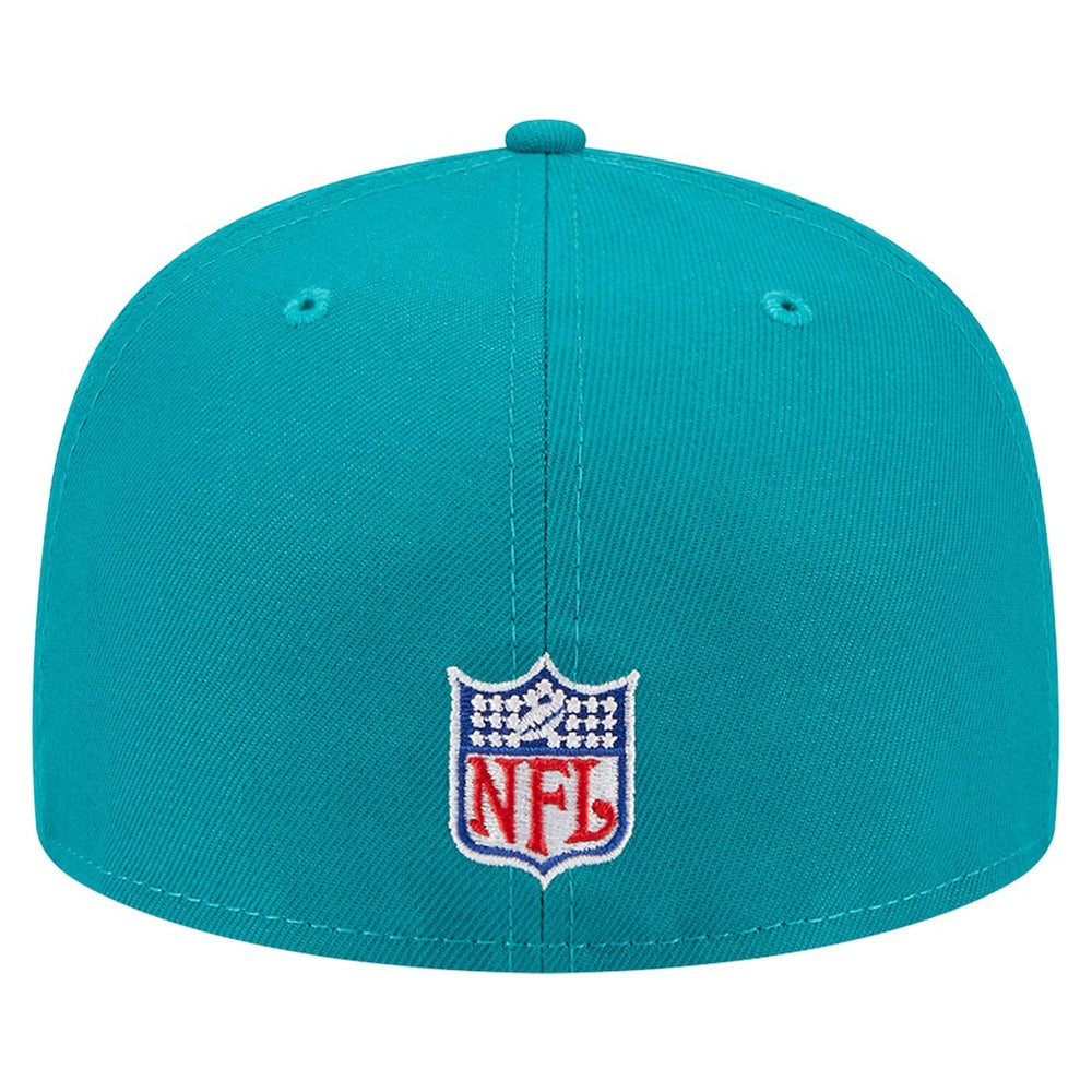 Miami Dolphins New Era Throwback Main 59FIFTY Fitted Hat