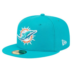 Miami Dolphins New Era Main 59FIFTY Fitted Hat
