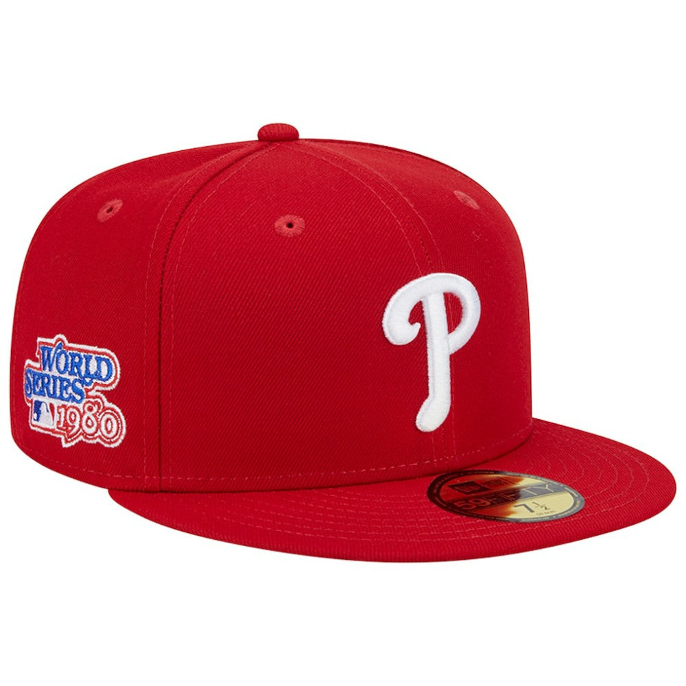 Philadelphia Phillies New Era  1980 World Series Team Color 59FIFTY Fitted Hat | MLB Outlet