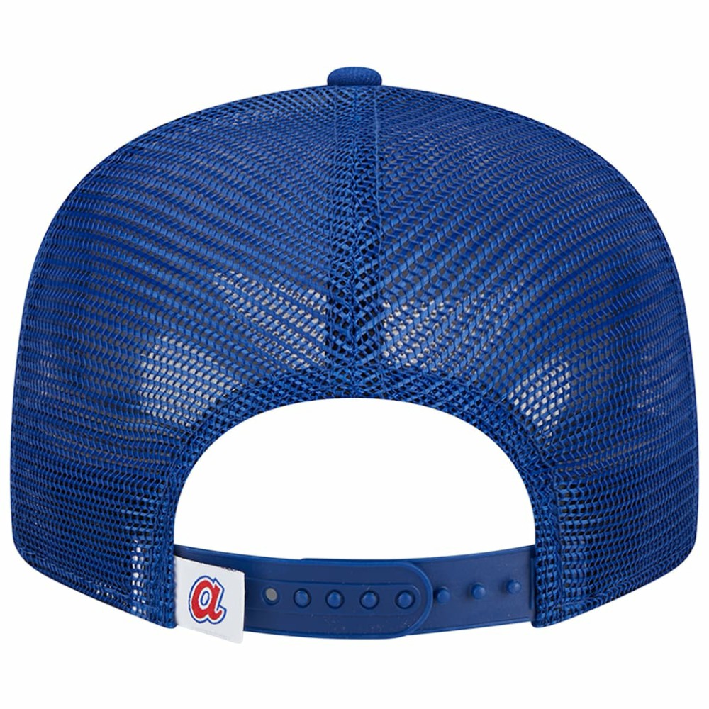 Atlanta Braves New Era Cooperstown Collection Team Color Trucker 9FIFTY Snapback Hat | MLB On Sale
