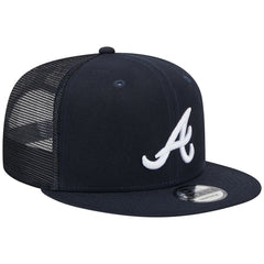 Atlanta Braves New Era Team Color Trucker 9FIFTY Snapback Hat | MLB Near me