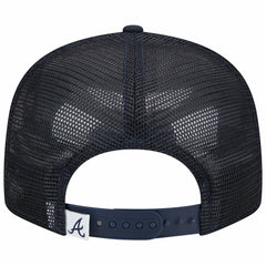 Atlanta Braves New Era Team Color Trucker 9FIFTY Snapback Hat | MLB Near me