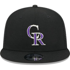 Colorado Rockies New Era Team Color Trucker 9FIFTY Snapback Hat | MLB For sale