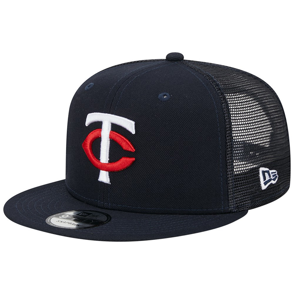 Minnesota Twins New Era Team Color Trucker 9FIFTY Snapback Hat | MLB Outlet