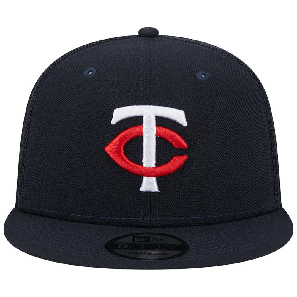 Minnesota Twins New Era Team Color Trucker 9FIFTY Snapback Hat | MLB Outlet