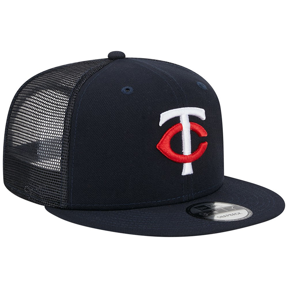 Minnesota Twins New Era Team Color Trucker 9FIFTY Snapback Hat | MLB Outlet