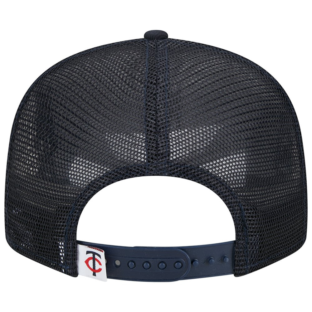 Minnesota Twins New Era Team Color Trucker 9FIFTY Snapback Hat | MLB Outlet
