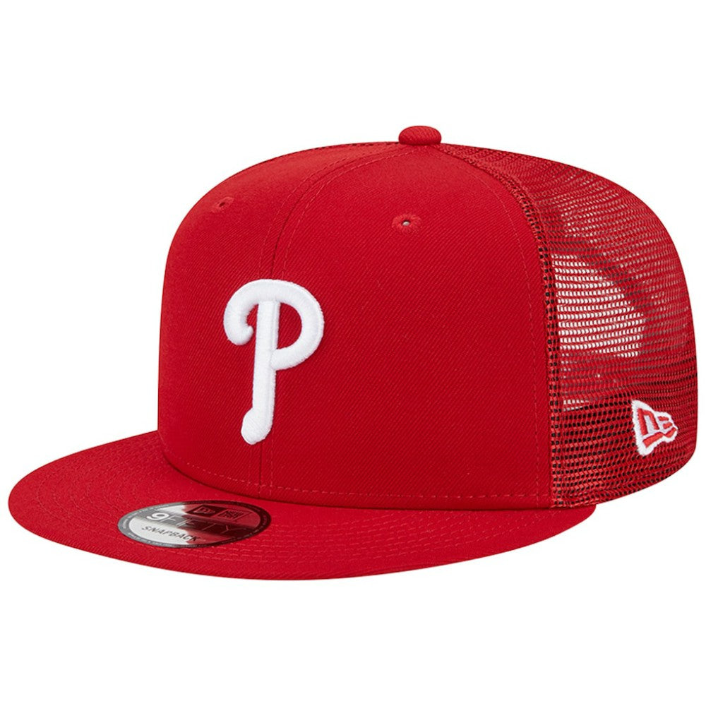 Philadelphia Phillies New Era Team Color Trucker 9FIFTY Snapback Hat | MLB Sale