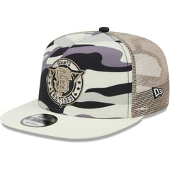 San Francisco Giants New Era Chrome Camo A-Frame 9FIFTY Trucker Snapback Hat | MLB Shop