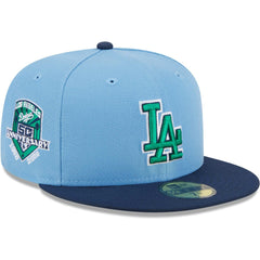 Los Angeles Dodgers New Era Green Undervisor 59FIFTY Fitted Hat | MLB New