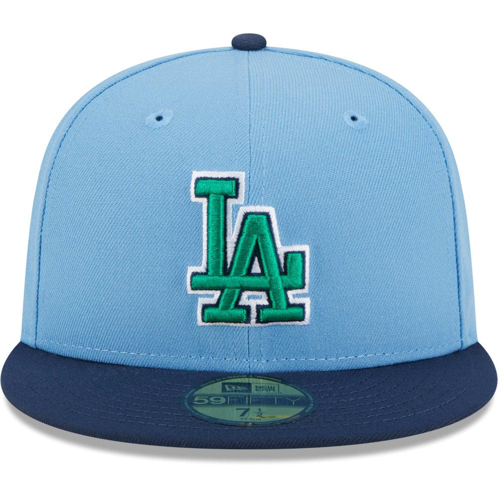 Los Angeles Dodgers New Era Green Undervisor 59FIFTY Fitted Hat | MLB New