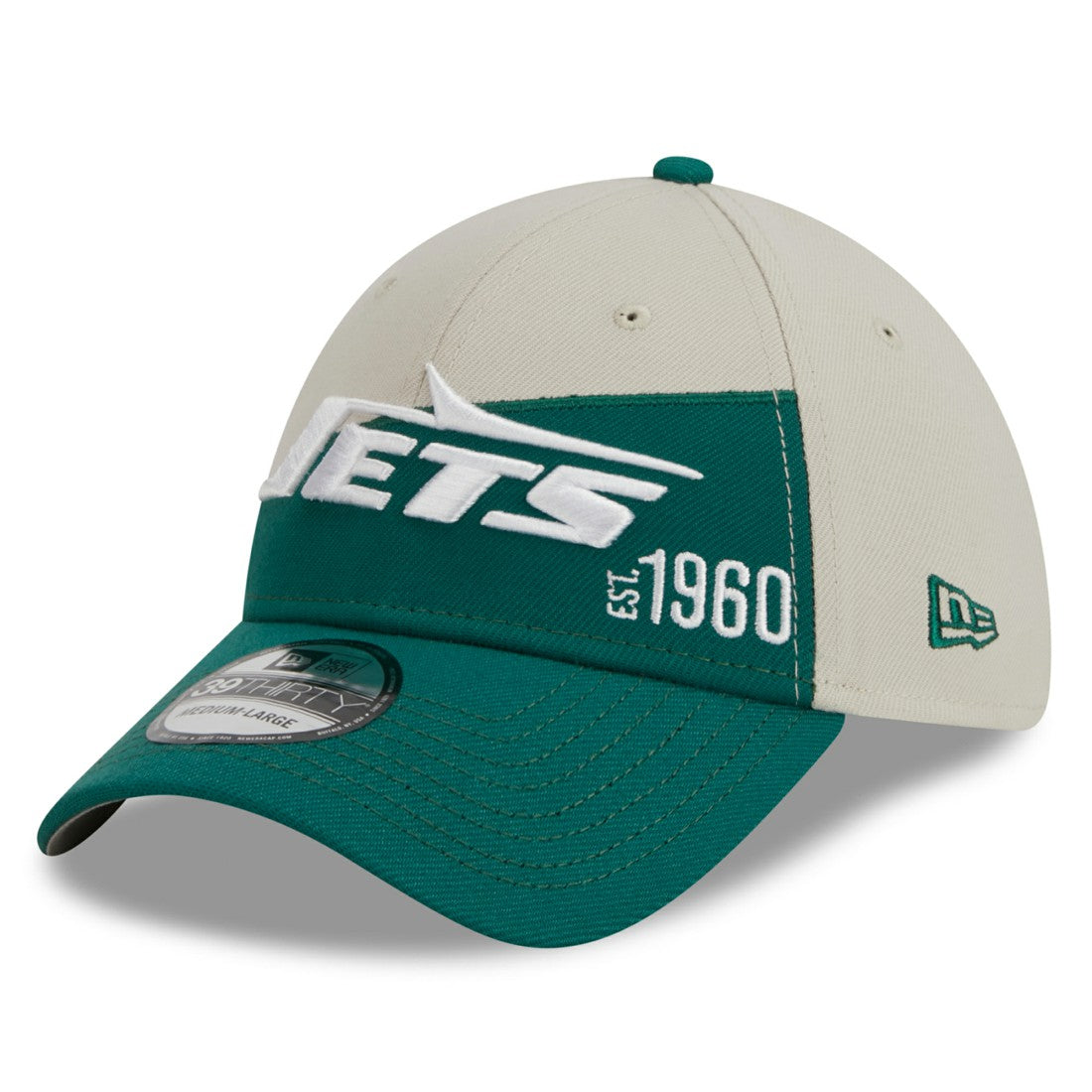 New York Jets New Era 2023 Sideline Historic 39THIRTY Flex Hat