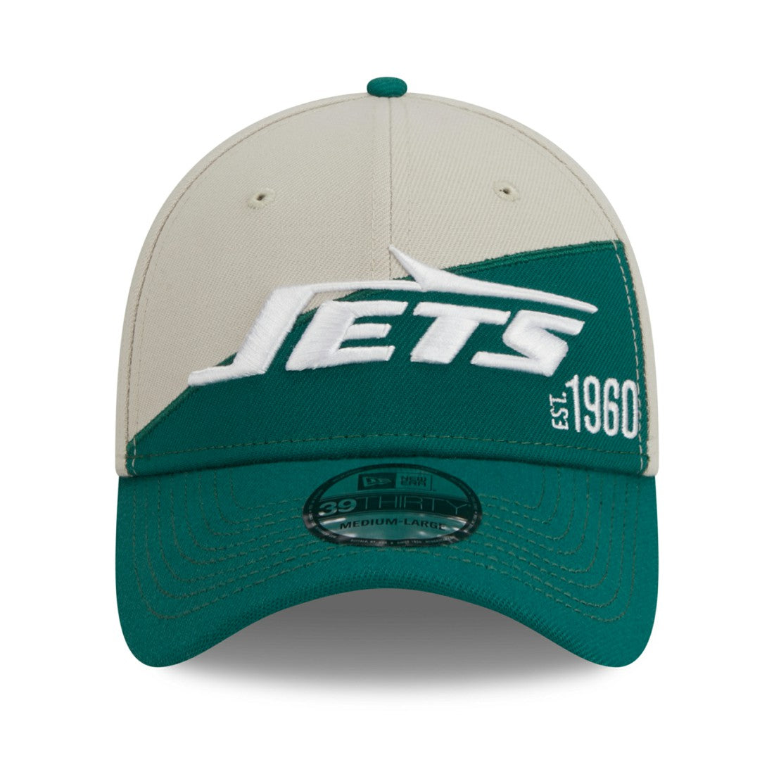 New York Jets New Era 2023 Sideline Historic 39THIRTY Flex Hat