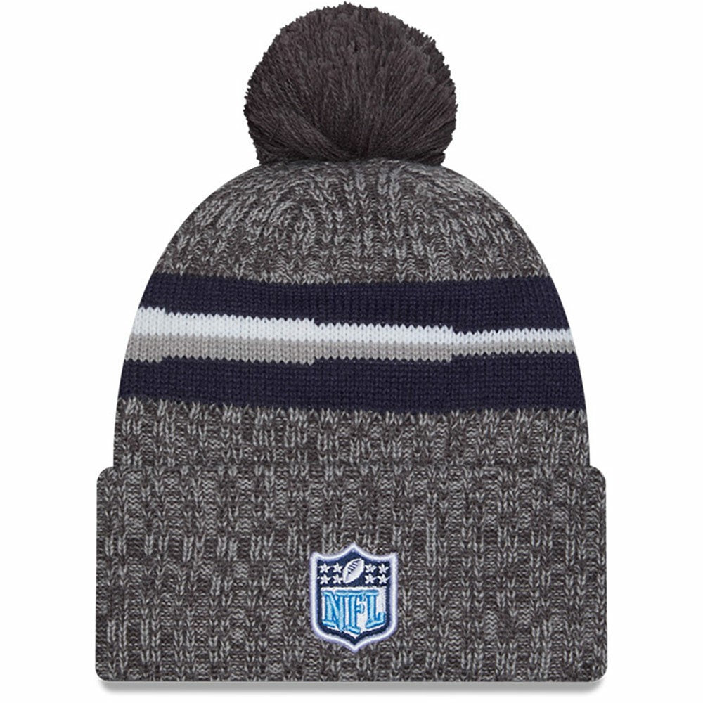 Tennessee Titans New Era 2023 Sideline Sport Cuffed Pom Knit Hat