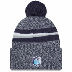 Tennessee Titans New Era Youth 2023 Sideline Cuffed Knit Hat With Pom