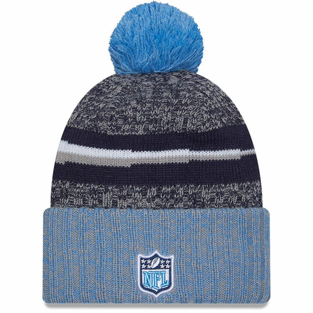 Tennessee Titans New Era 2023 Sideline Sport Cuffed Pom Knit Hat