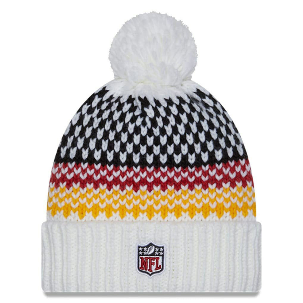 Arizona Cardinals New Era Women's 2023 Sideline Cuffed Knit Hat with Pom