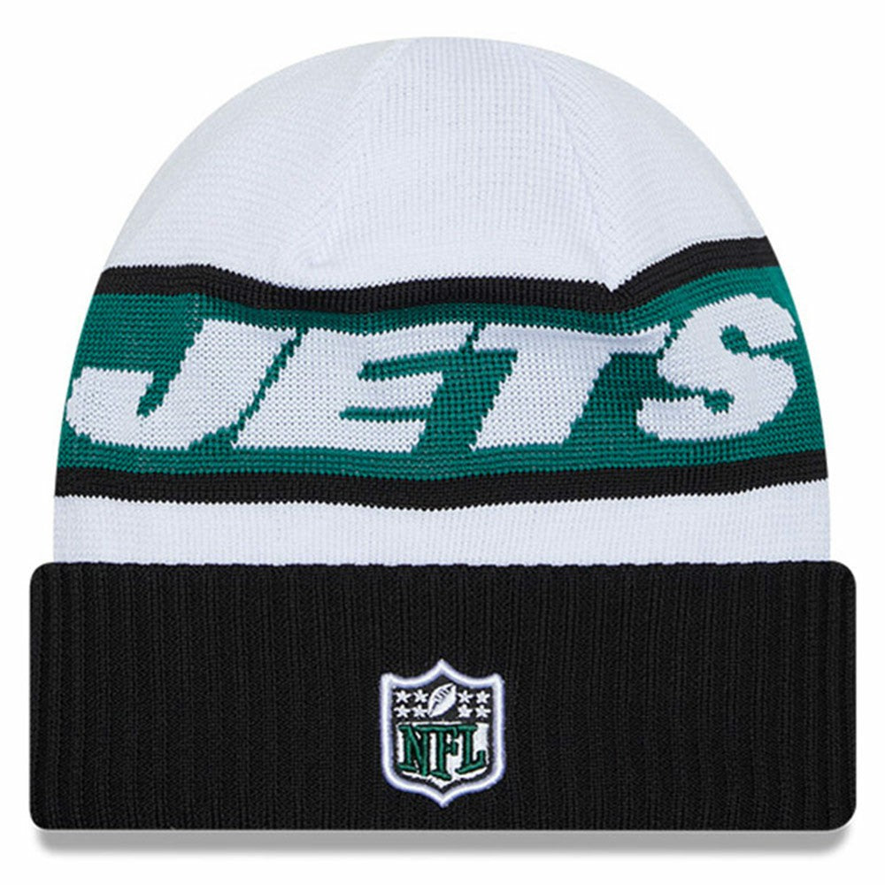New York Jets New Era 2023 Sideline Tech Cuffed Knit Hat