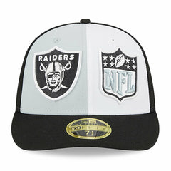 Las Vegas Raiders New Era 2023 Sideline Low Profile 59FIFTY Fitted Hat