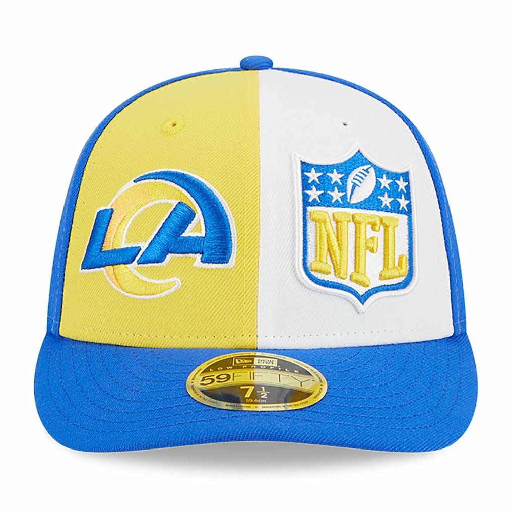 Los Angeles Rams New Era 2023 Sideline Low Profile 59FIFTY Fitted Hat