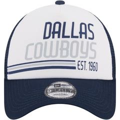 Dallas Cowboys New Era Stacked A-Frame Trucker 9FORTY Adjustable Hat