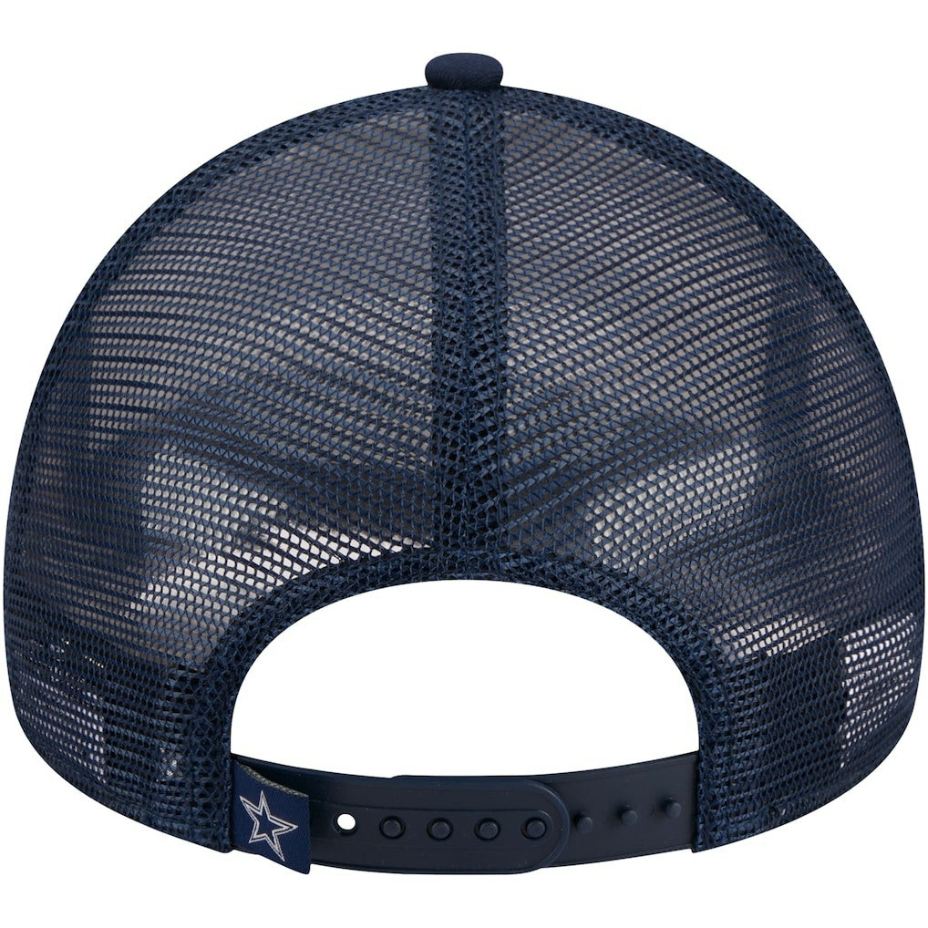 Dallas Cowboys New Era Stacked A-Frame Trucker 9FORTY Adjustable Hat