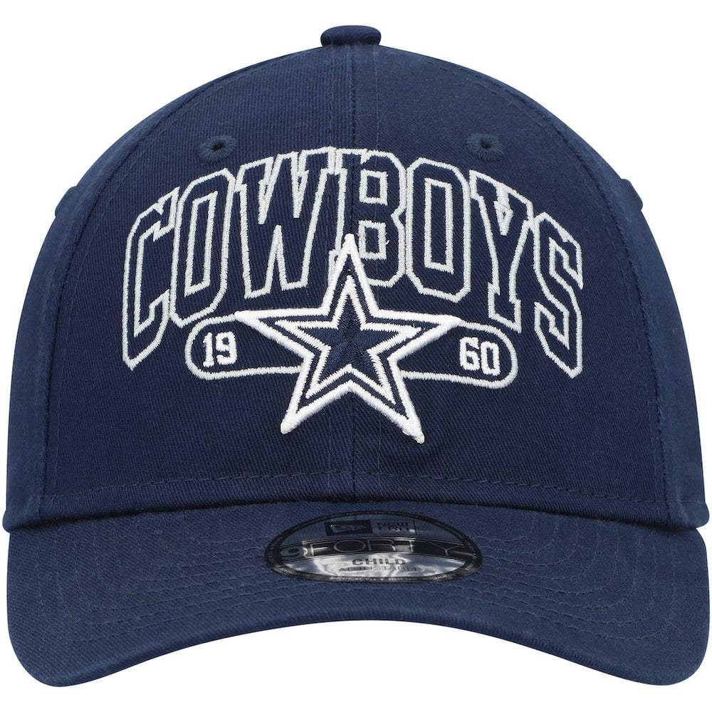 Dallas Cowboys New Era Preschool Outline 9FORTY Adjustable Hat