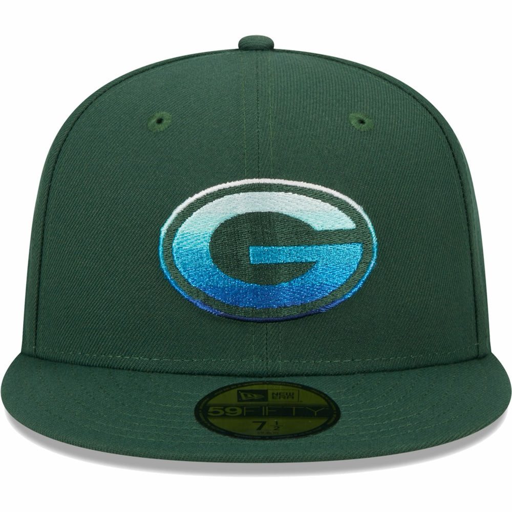 Green Bay Packers New Era Gradient 59FIFTY Fitted Hat